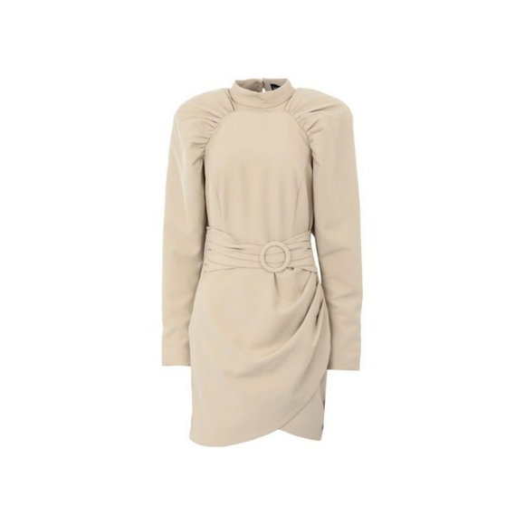 Lavish Alice Khaki Cocktail Dress - Picture 3 of 9